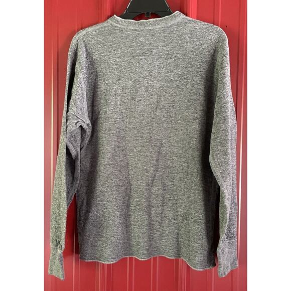 LL Bean Shirt River Driver Henley Wool Blend Outer Base Layer‎ Medium - Picture 2 of 5